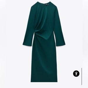 SIDE RUCHED TUBULAR DRESS